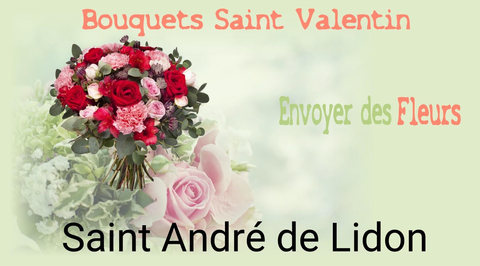 Roses de Saint-Valentin livrées à Saint-André-de-Lidon